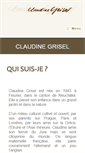 Mobile Screenshot of claudine-grisel.com